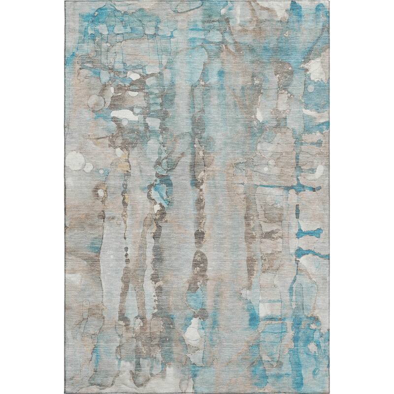 Premium Washable Super Soft Contemproary Rugged Mayfield Rug