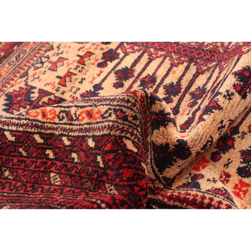 ECARPETGALLERY Hand-knotted Teimani Tan Wool Rug - 3'5 x 4'7