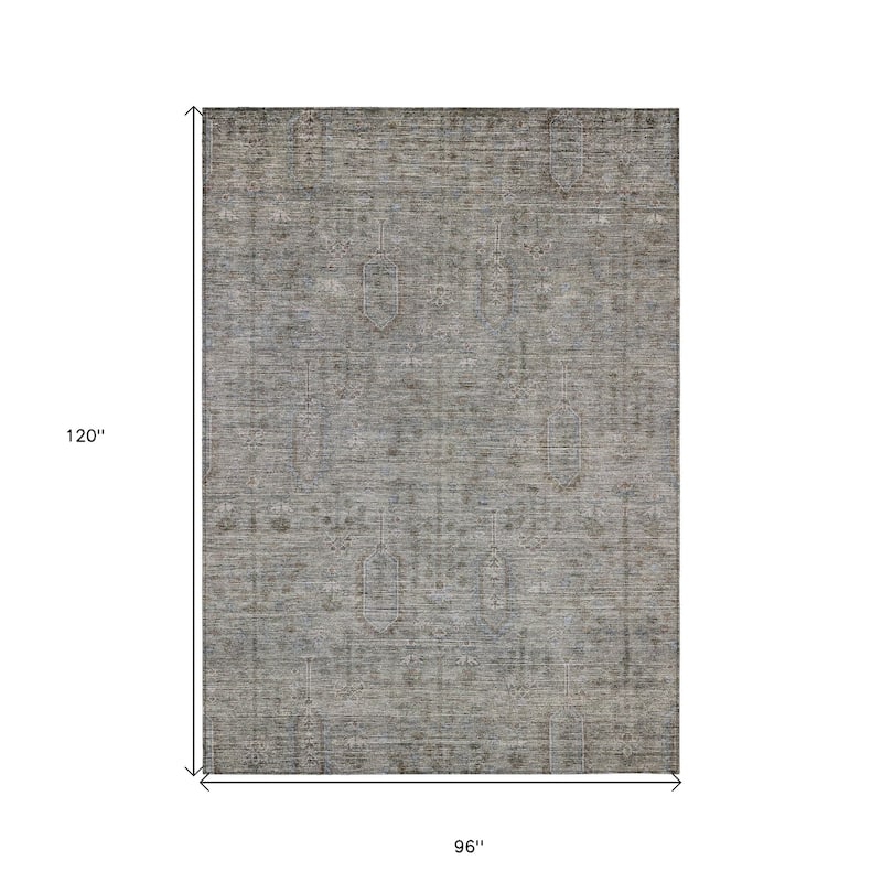HomeRoots Southwestern Transitional Rectangle Outdoor Rug