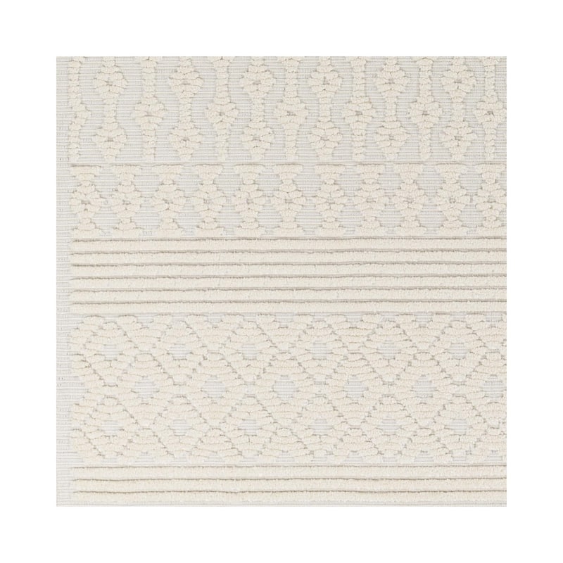 Livabliss Lyna Country Diamond Washable Area Rug