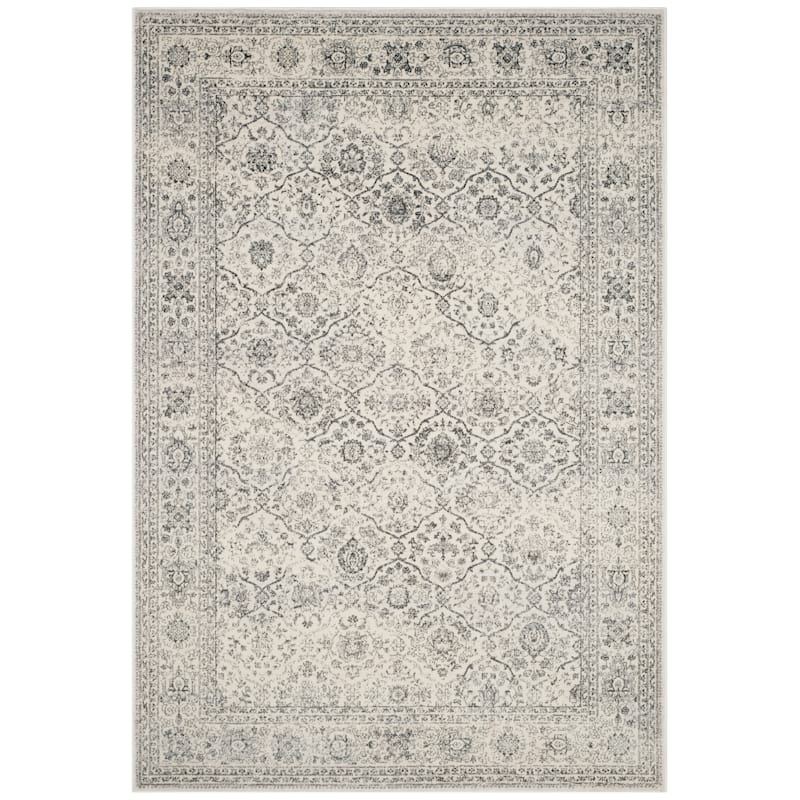 SAFAVIEH Carnegie Allean Modern Oprisa Oriental Rug - 6'7" x 9'2" - Cream/Dark Grey