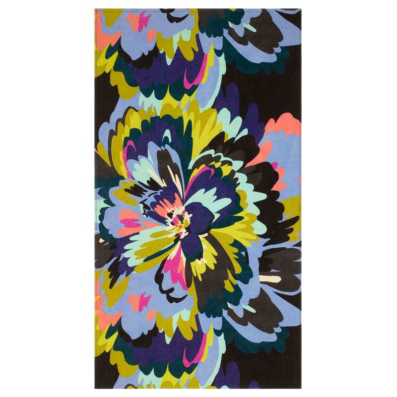Nicole Miller Bright Bloom Beach Towel - Beach Towel