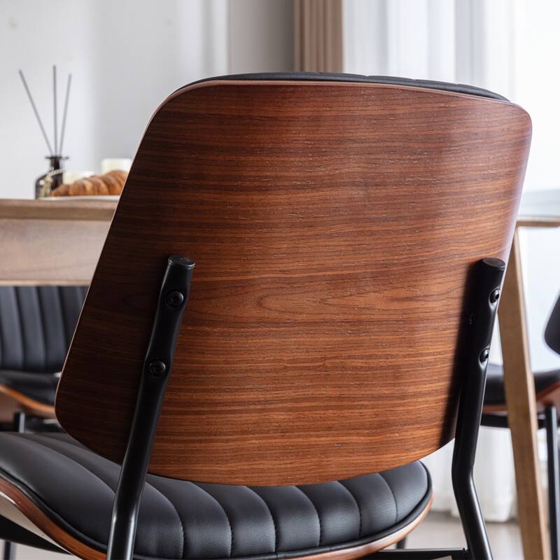 2PCS PU Dining Chair With Adjustable Foot