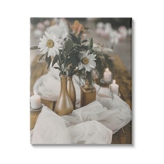 Stupell Rustic Floral Still Life Canvas Wall Art Design by Lil' Rue ...