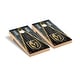 preview thumbnail 1 of 3, Vegas Golden Knights NHL Triangle Cornhole Board Set Include Carrying Case