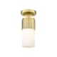 Option Brushed Brass / Matte White