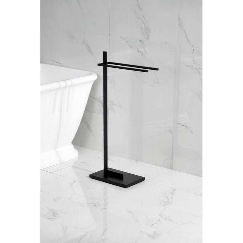Kingston Brass Edenscape Freestanding Dual Towel Rack