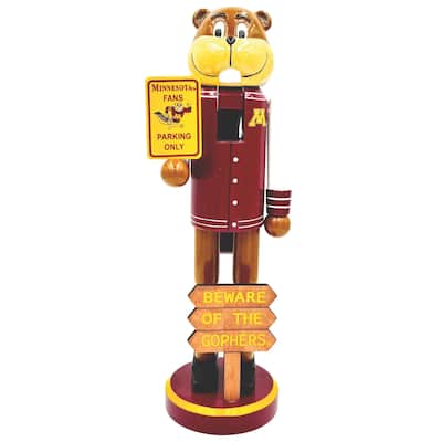 12" Minnesota Beware of the Gophers Nutcracker