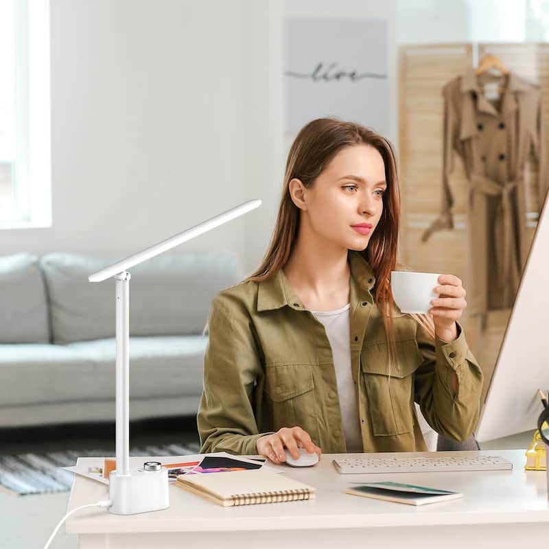 Honeywell Sunturalux LED Desk Lamp Adjustable Foldable Eye Friendly - N/A