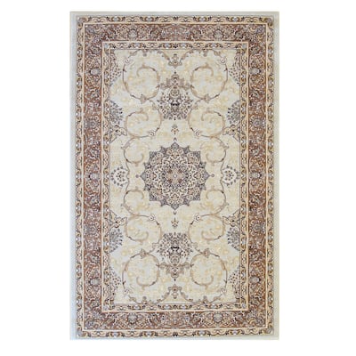 Beige Oriental Rug by , Elegant and Timeless Area Rug for Enhancing the Beauty and Sophistication of Your Living Room