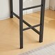 preview thumbnail 15 of 13, Twin Size Metal Loft Bed with Desk and Storage Shelves