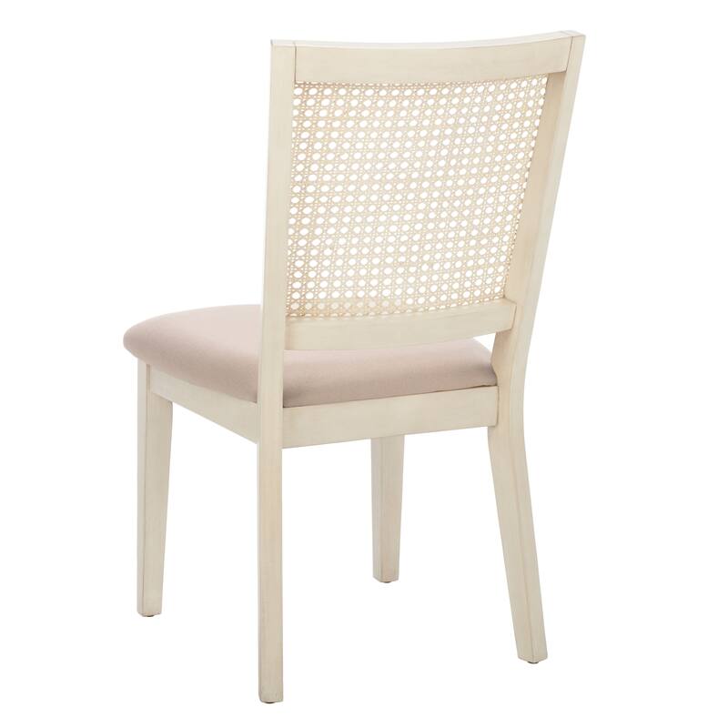 SAFAVIEH Elia Farmhouse Dining Chair (Set of 2) - 20 In. W x 23 In. D x 37 In. H - 20Wx23Dx37H