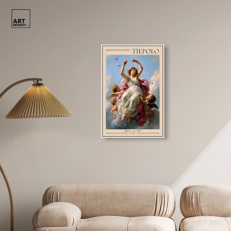 Flora in the Venetian Sky Canvas by Art Remedy