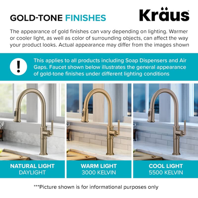 KRAUS Pop-Up Drain w Overflow, Bathroom Sink, Chrome, Nickel