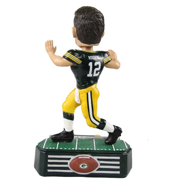 Green Bay Packers Aaron Rodgers Color Rush Jersey 8 Bobblehead