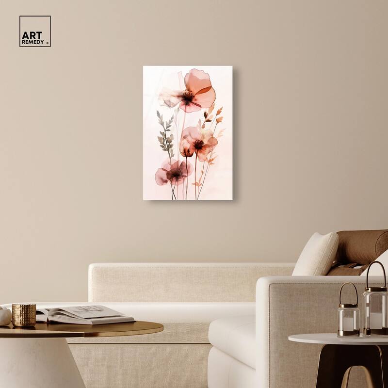 Petal Dye II Acrylic by Art Remedy, Ready to Hang
