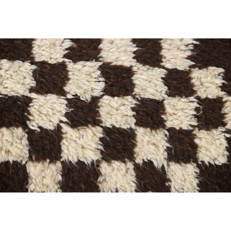 Anatolian Tribal Oriental Runner Rug Hand-knotted Wool Carpet - 3'1"x 12'9"