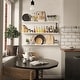 preview thumbnail 8 of 6, Wallniture Denver 46" Floating Shelves for Kids Room Decor, White Bookshelf (Set of 3)