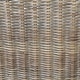 preview thumbnail 8 of 9, Natural Rattan Cushioned Dining Accent Chair by East at Main