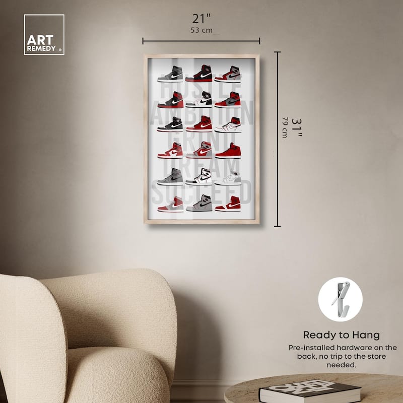 Ambition Grind Sneakers Shadowbox by Art Remedy