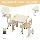 preview thumbnail 14 of 15, Kids Table and 4 Chairs Set