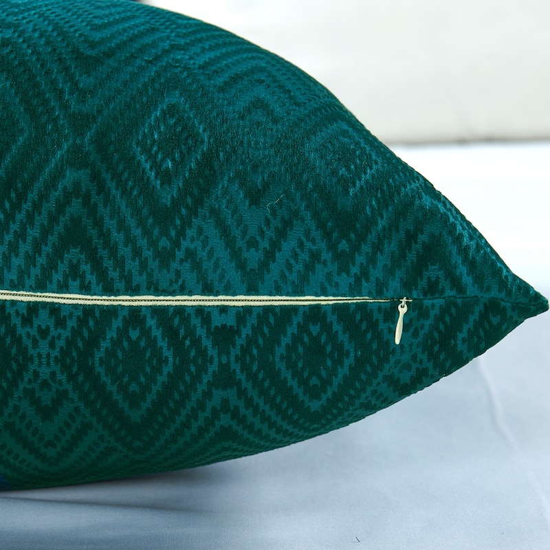 Tonopah Ikat Velvet Throw Pillow Cover Set, NO INSERT