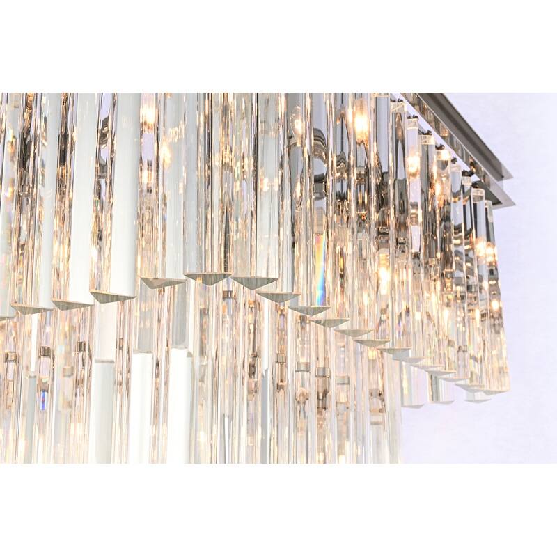 Indigo Home 21.5 inch square crystal chandelier