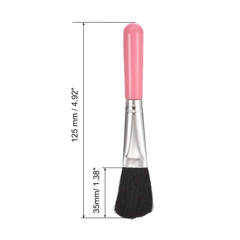 Succulent Cleaning Brush 4Pack 125mm Black Plant Brush for Garden Pink