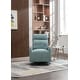 preview thumbnail 16 of 43, Upholstered Swivel Glider Rocking Chair for Nursery, Modern Style One Left Bag