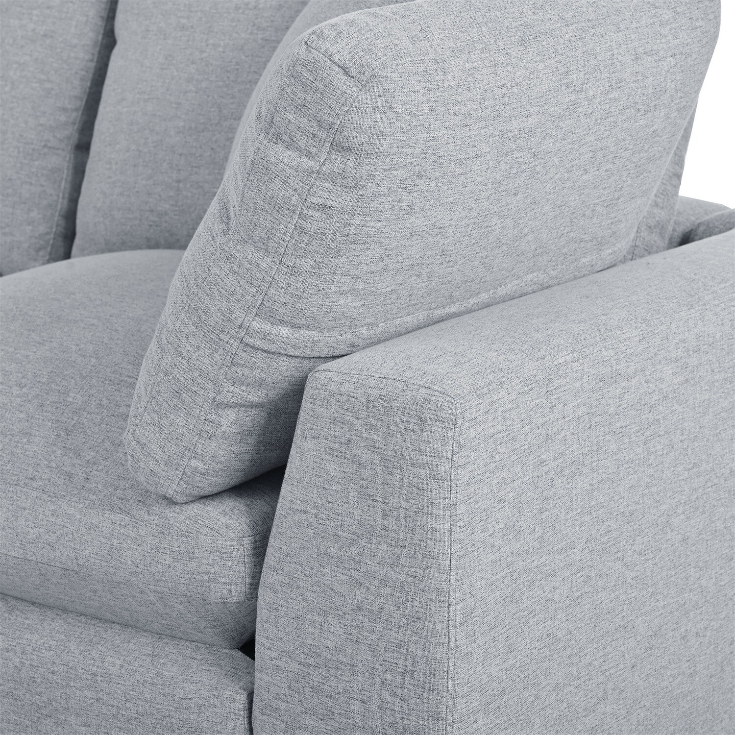 Merax Modern Large U-Shape Sectional Sofa, 2 Large Chaise with Removable Ottomans