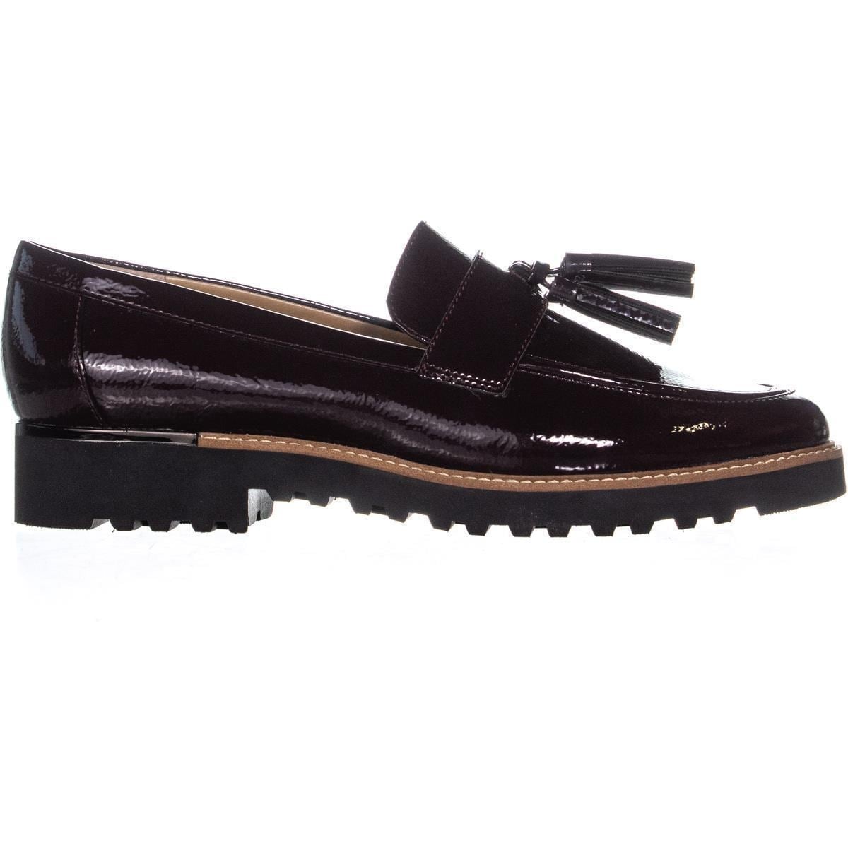 franco sarto burgundy loafers