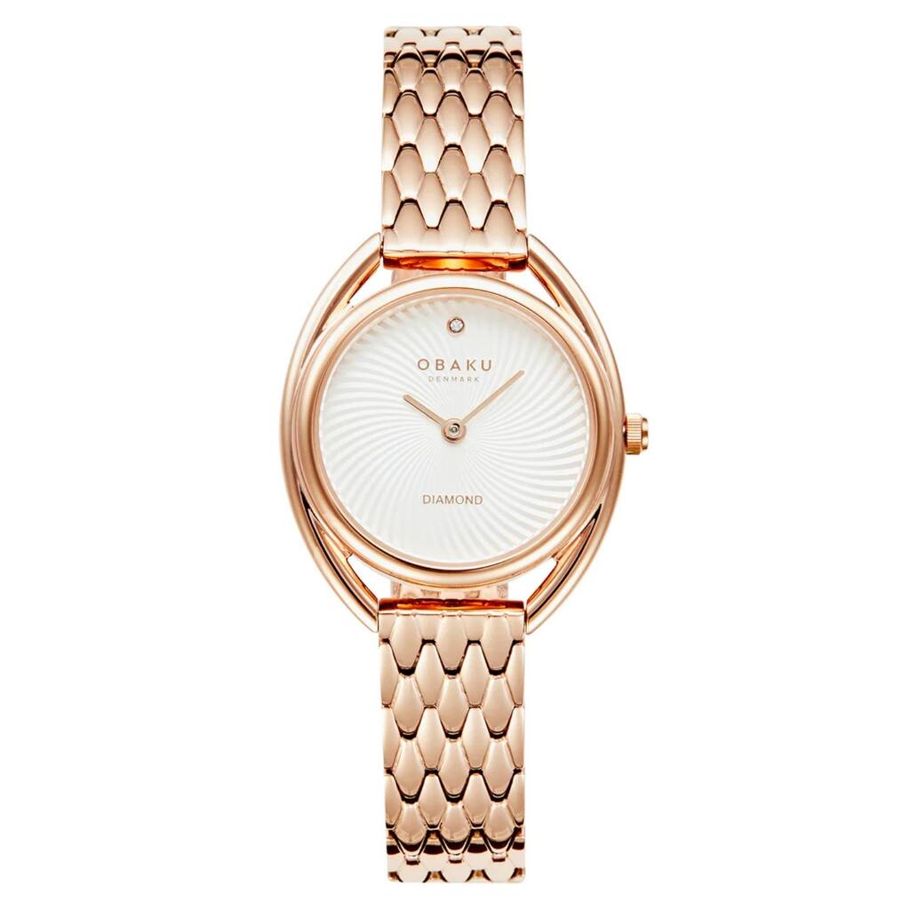 Obaku Women's Juvel White Dial Watch - V286LXVISV - One Size