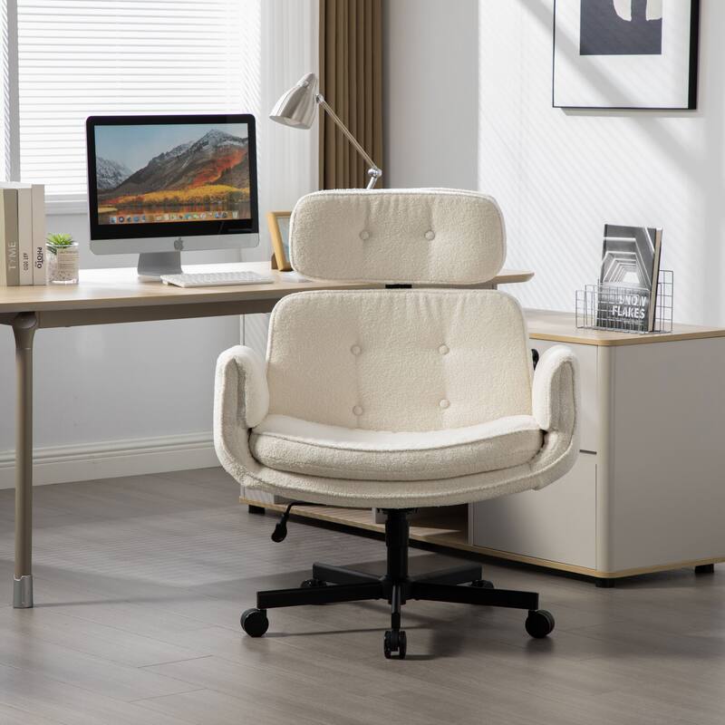 Swivel Task Office Chairs,Accent Chair With Adjustable Armrests And Headrest