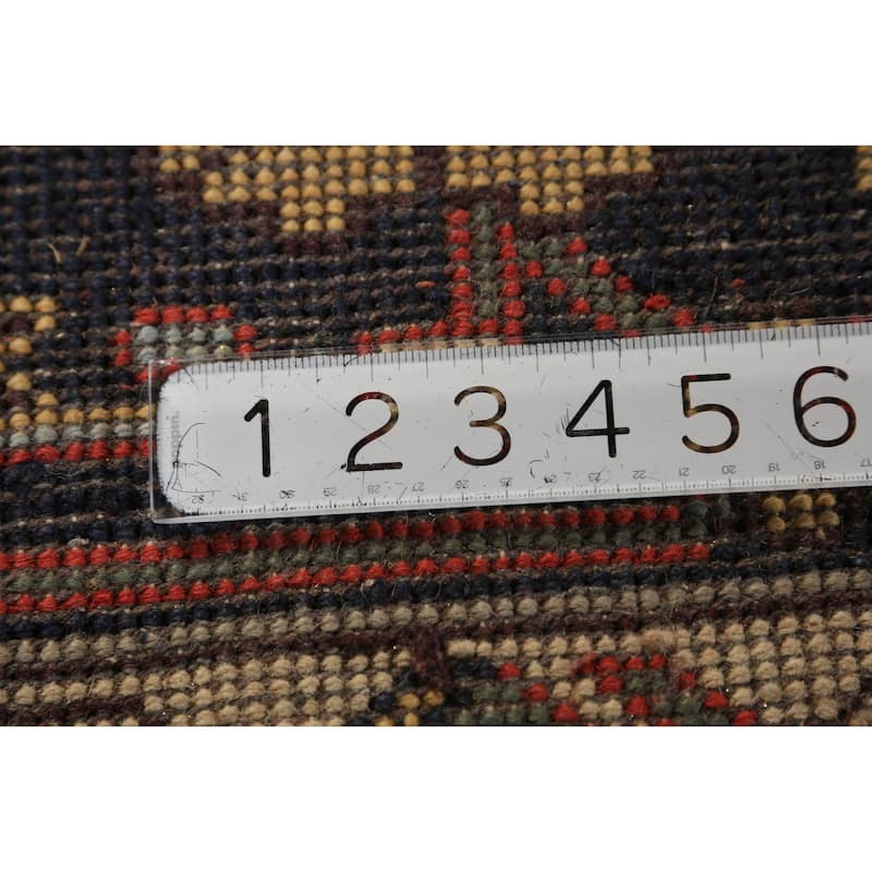 Red Orange Oushak Indian Large Rug Handmade Wool Carpet - 9'10"x 13'10"