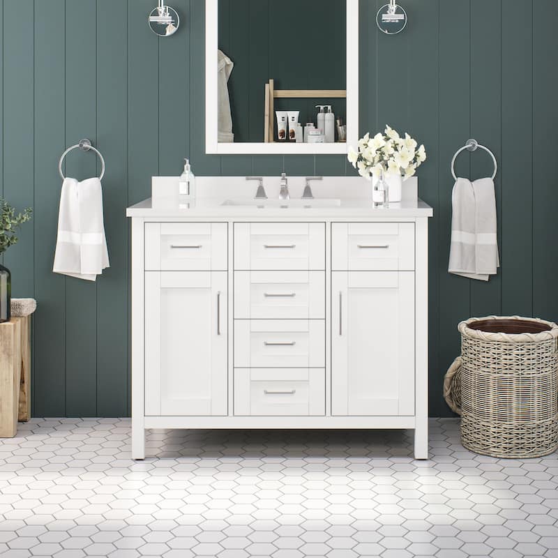 OVE Decors Tahoe III 42-inch White Vanity