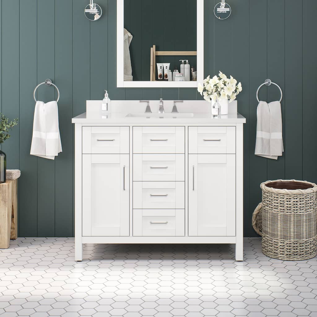 OVE Decors Tahoe III 42-inch White Vanity