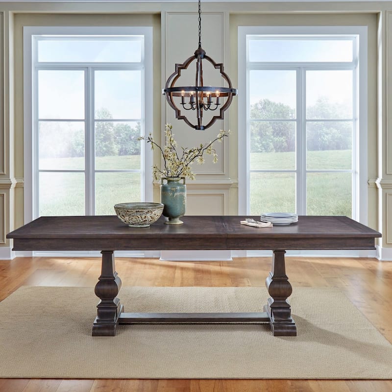 Paradise Valley Saddle Brown Oak Dining Table - Various Size Options - 102 Inch