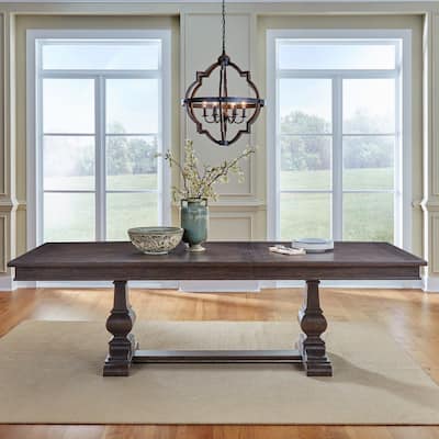 Paradise Valley Saddle Brown Oak Dining Table - Various Size Options