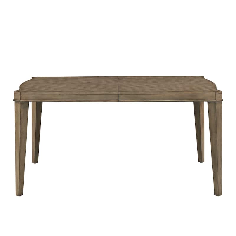 Fiona Antique Taupe Wood Extending Dining Table by iNSPIRE Q Classic