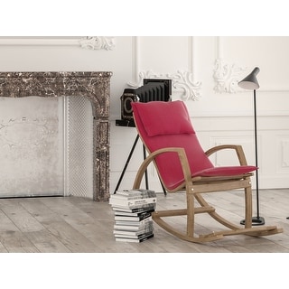 Red Rocking Comfy Chair Rocking Chair Red - Bed Bath & Beyond - 32546695