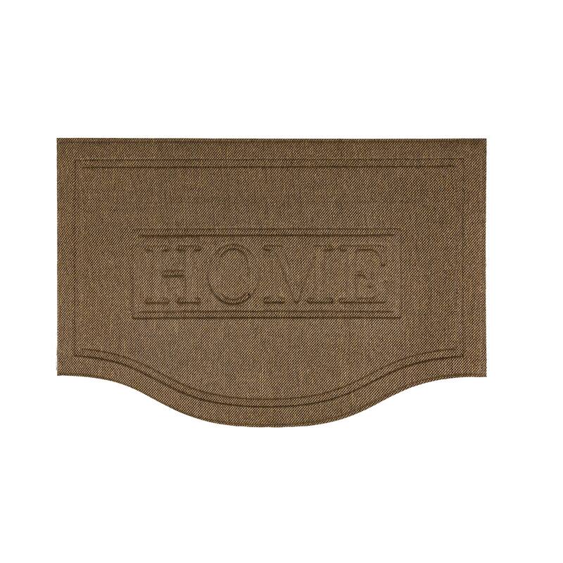 Mohawk Home Shaped Home Impressions Brown 2' X 3' Door Mat - 2' x 3' - Brown