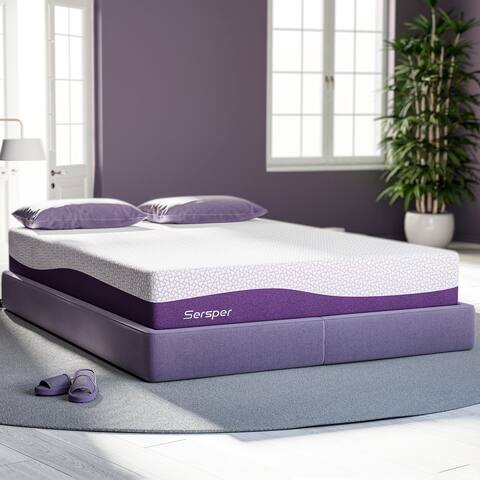 Sersper 10-inch Gel-Infused Memory Foam Mattress