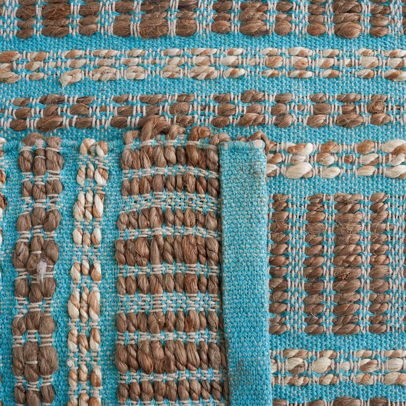 SAFAVIEH Handmade Natural Fiber Marharita Geometric Seagrass Rug