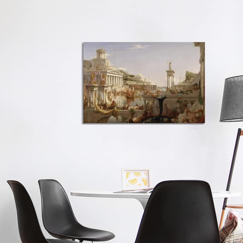 iCanvas "The Course of Empire - The Consummation of the Empire, c.1835-36" by Thomas Cole Canvas Print - 26x40x1.5