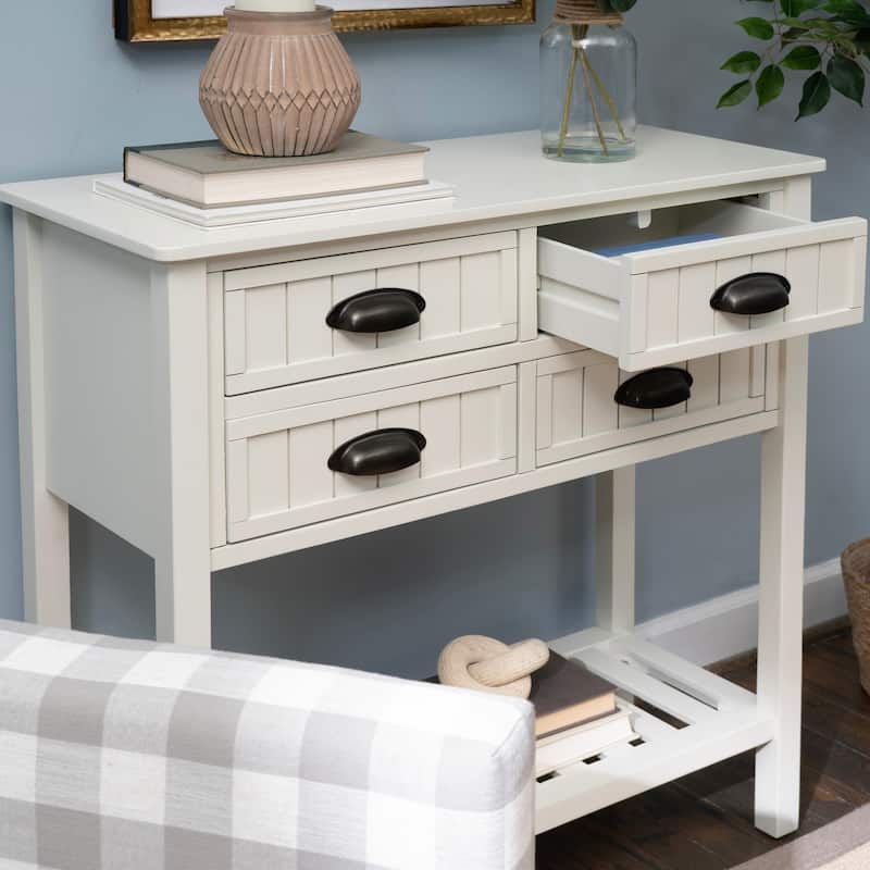 Crestway Antique Solid Wood Entryway Console Table