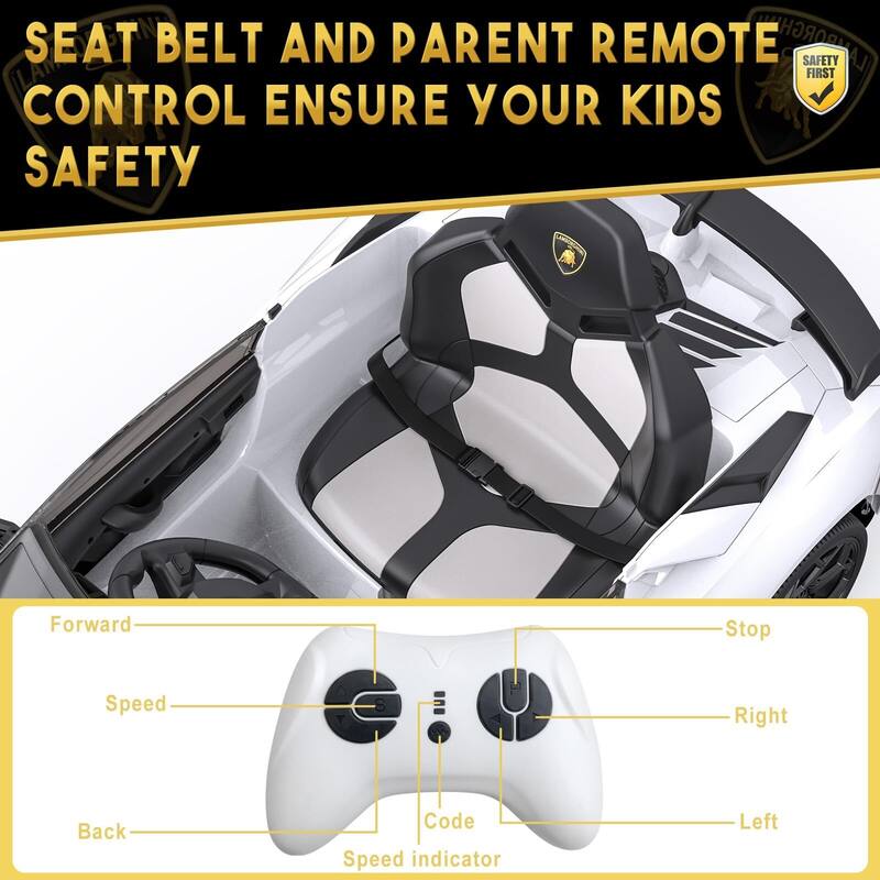 12v Ride on Car, Battery Powered Electric Car for Kids