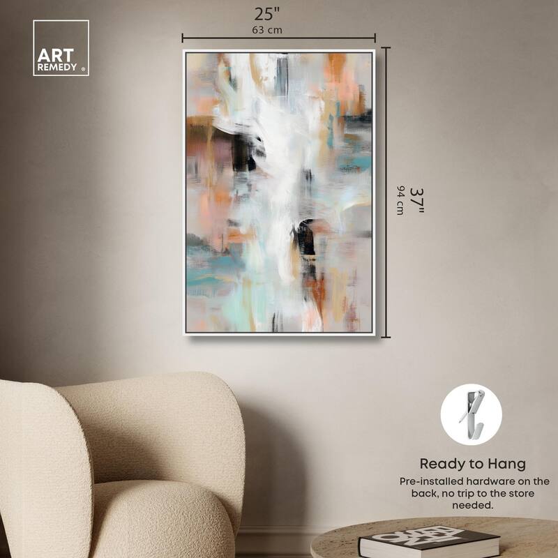 Gilded Mist Canvas by Art Remedy