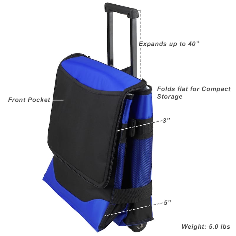 NCAA Texas University at Austin Longhorns 32 Can Collapsible Rolling Cooler
