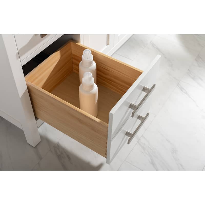 Valentino 54" Single Vanity in White