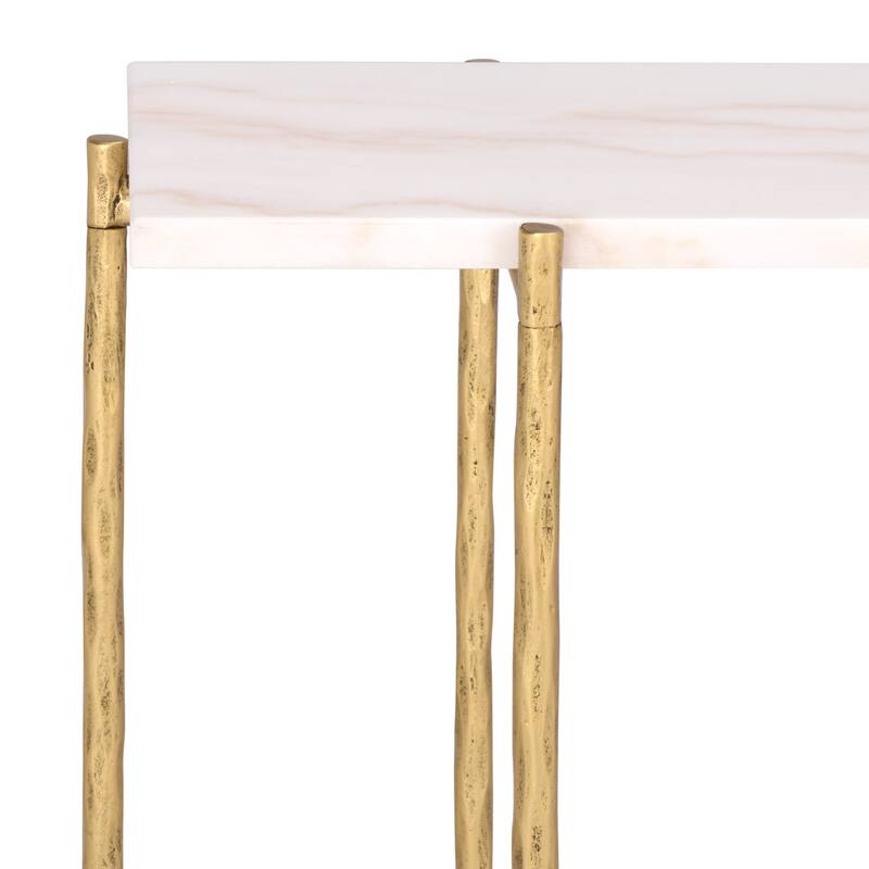SAFAVIEH Couture Giorgi Marble Top Console Table - 42"W x 12"D x 30"H